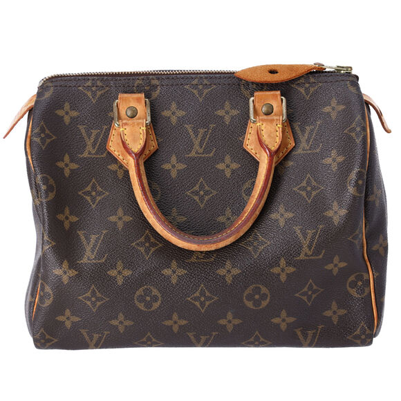 Louis Vuitton Handbags - Louis Vuitton Speedy 25 Monogram Handbag M41528 Monogram Canvas